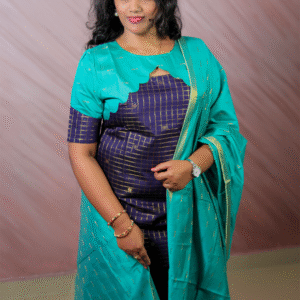 Classy Wear / Classy Kurti / Sea Green - Blue