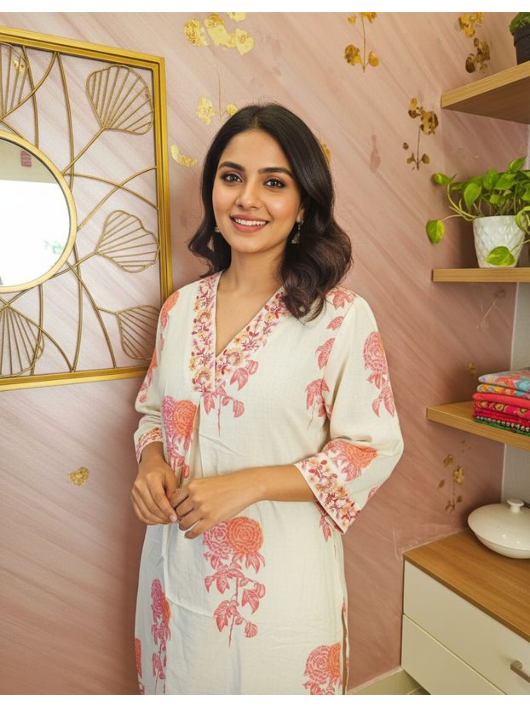 CORD SET -HALF WHITE