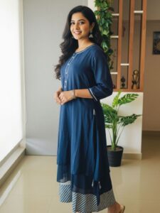 Classy Wear / Classy Kurti / MUL- BLUE