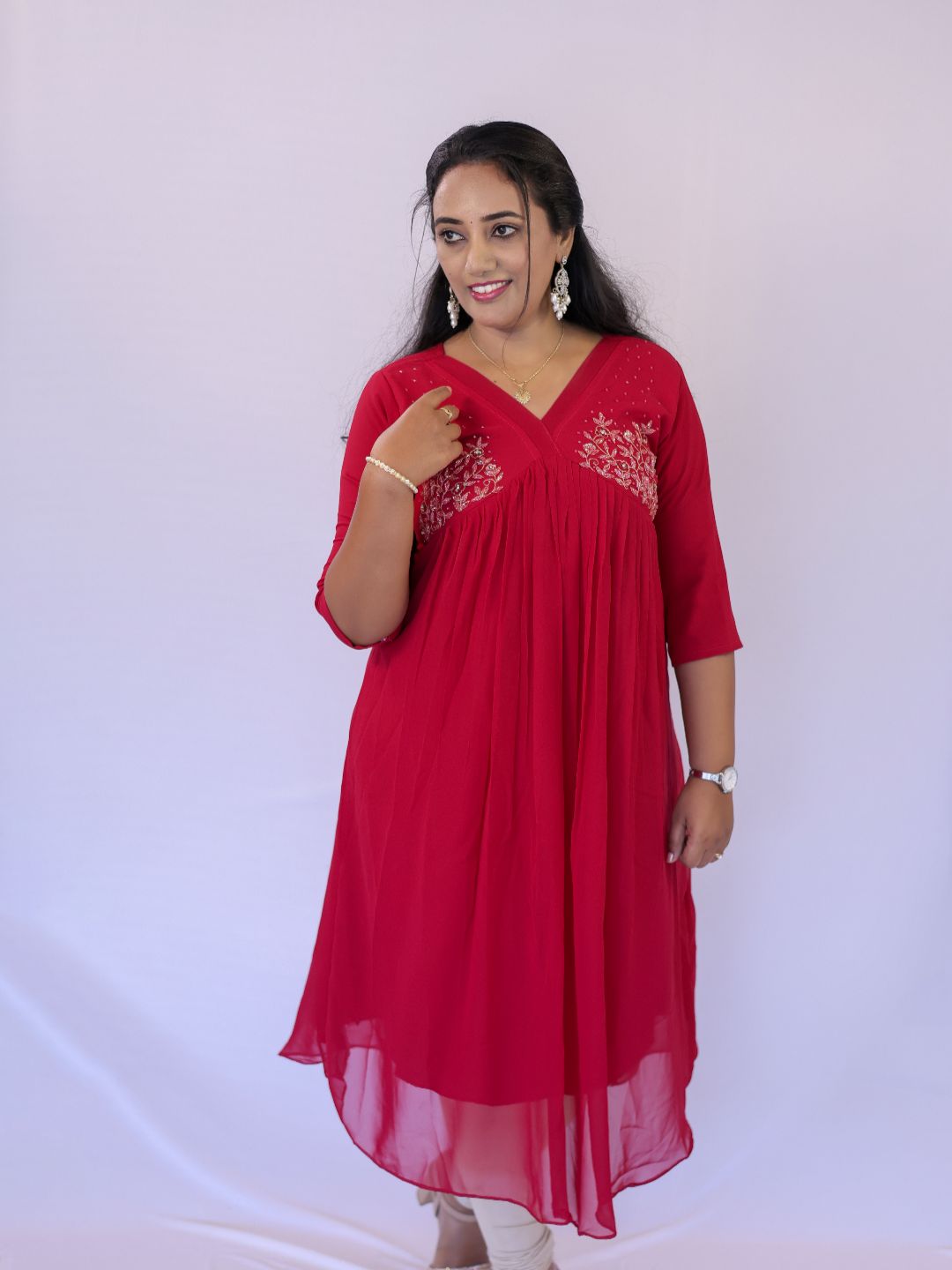 Classy Wear / Classy Kurti / Mejanta - Image 3