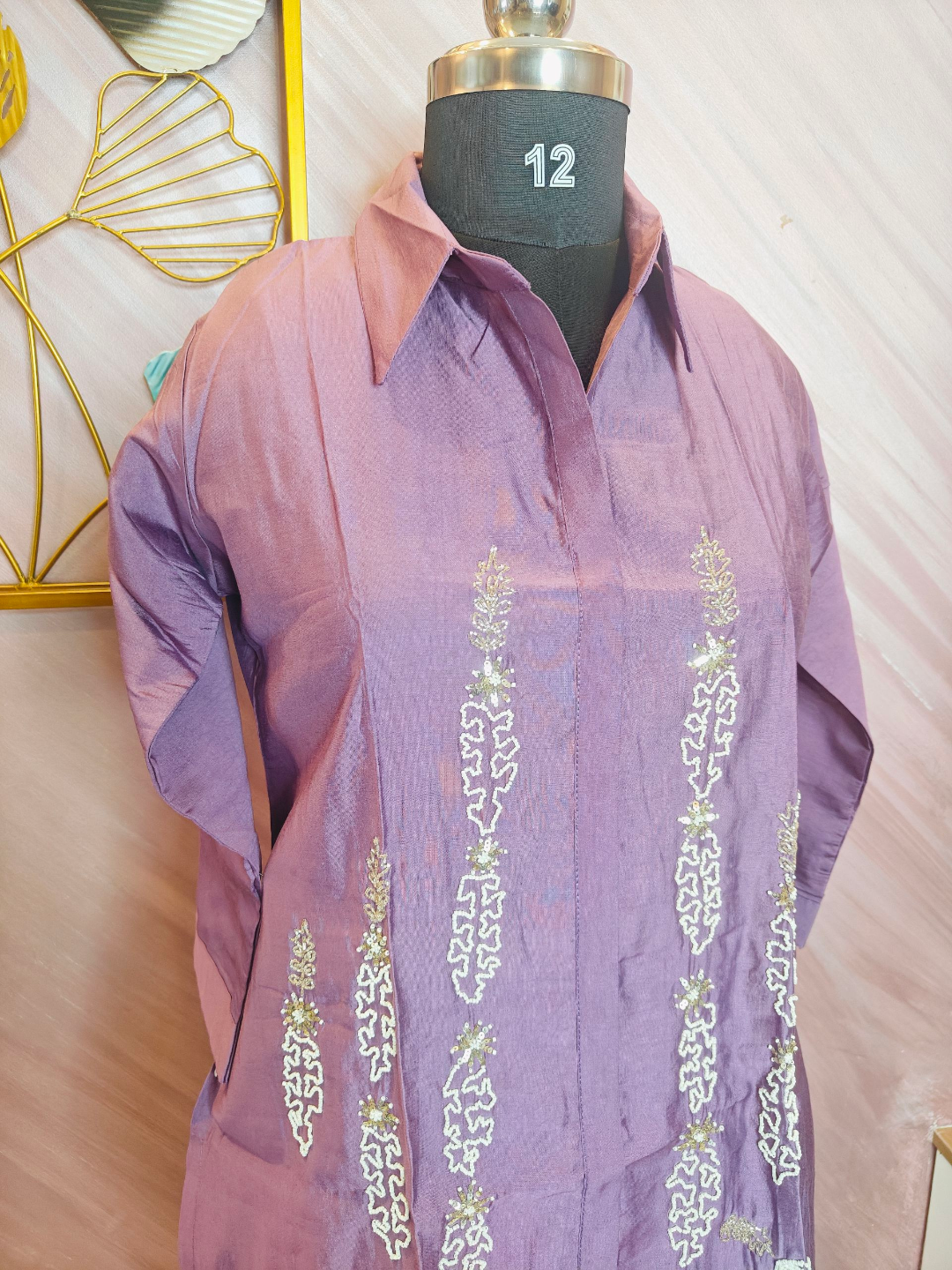 CORD SET - MUSLIN /PURPLE - Image 3