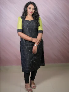 Classy Wear / Classy Kurti / Black-Green
