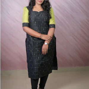 Classy Wear / Classy Kurti / Black-Green