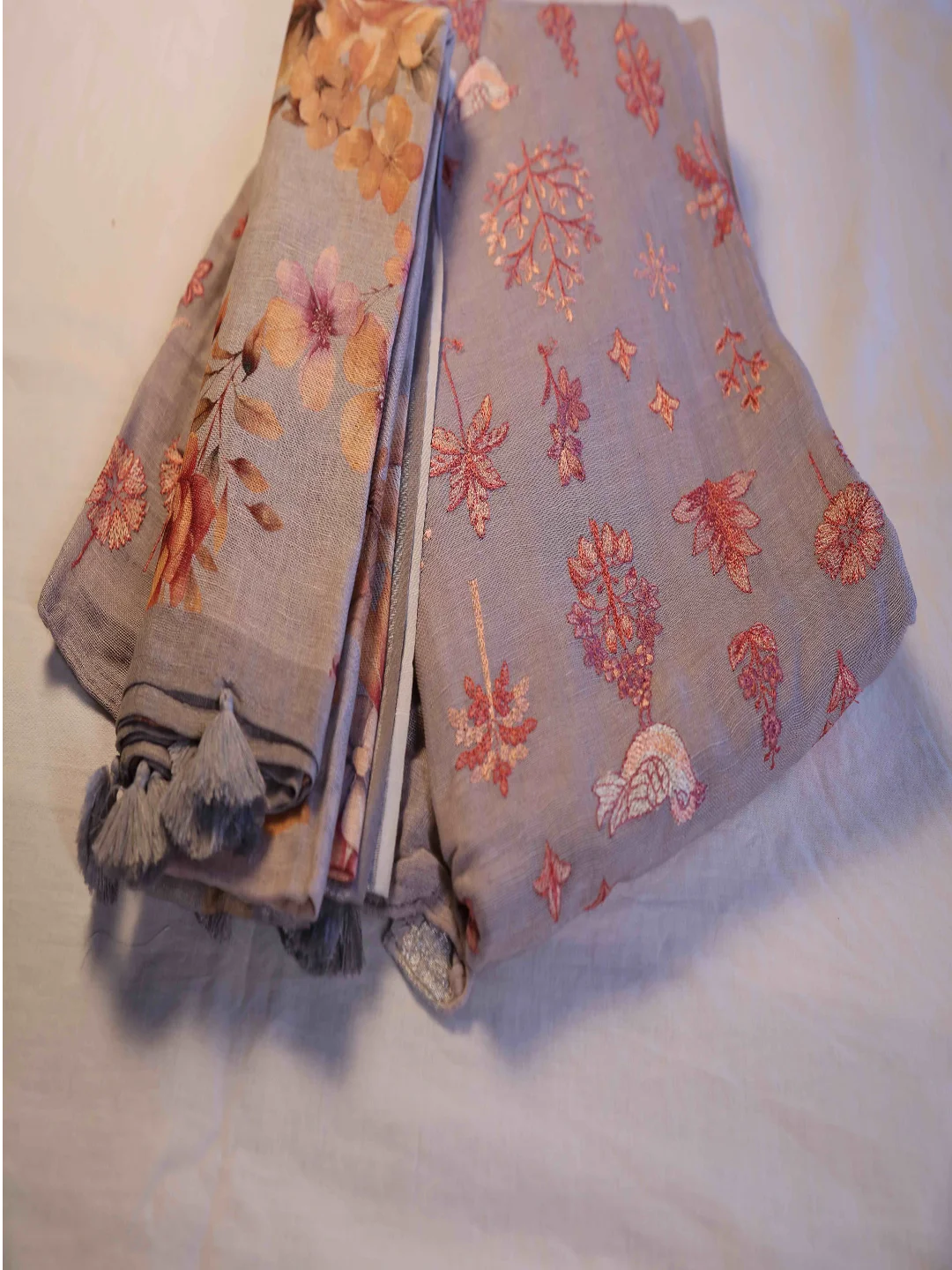 Unstitched Suits/ GREY/ HANDLOOM - Image 2