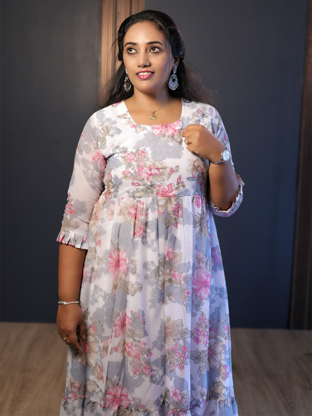 Classy Wear / Classy Frocks / Pastel White