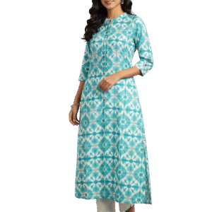 CO-ORD SET - SEA GREEN BLUE/ A-LINE