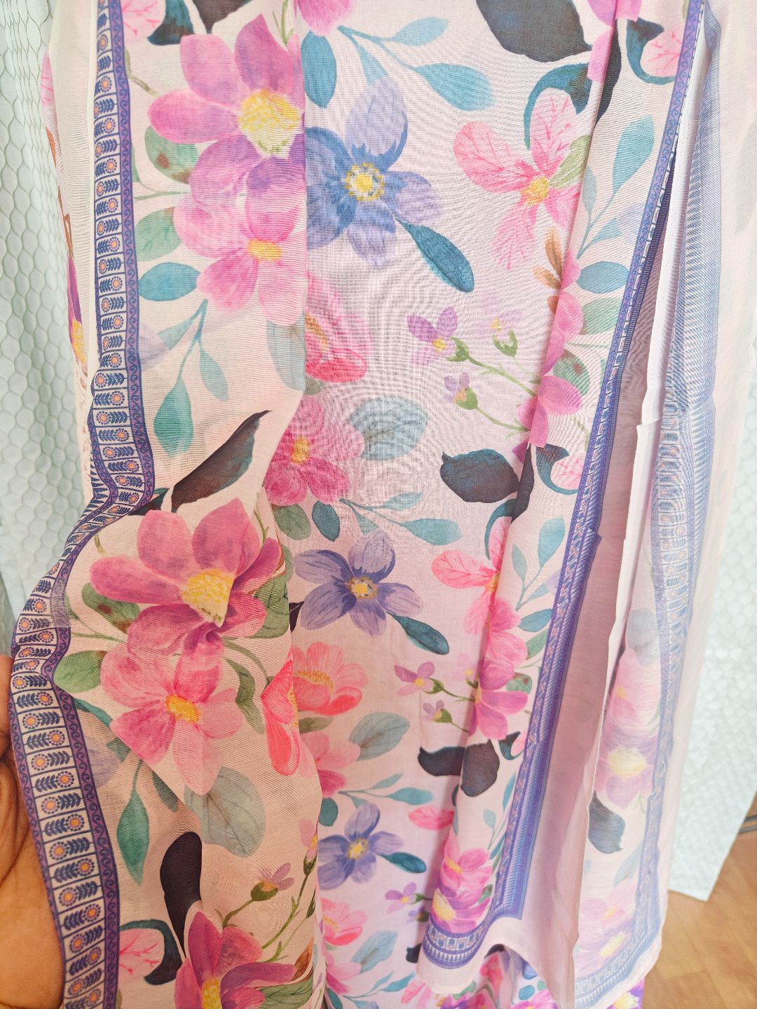 Comfy Salwar / Hacoba/ Jaipur cotton-A-LINE Umbrella 3pc - Image 5