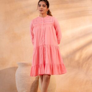 Classy Wear / Classy Frocks / Short frock-Peach