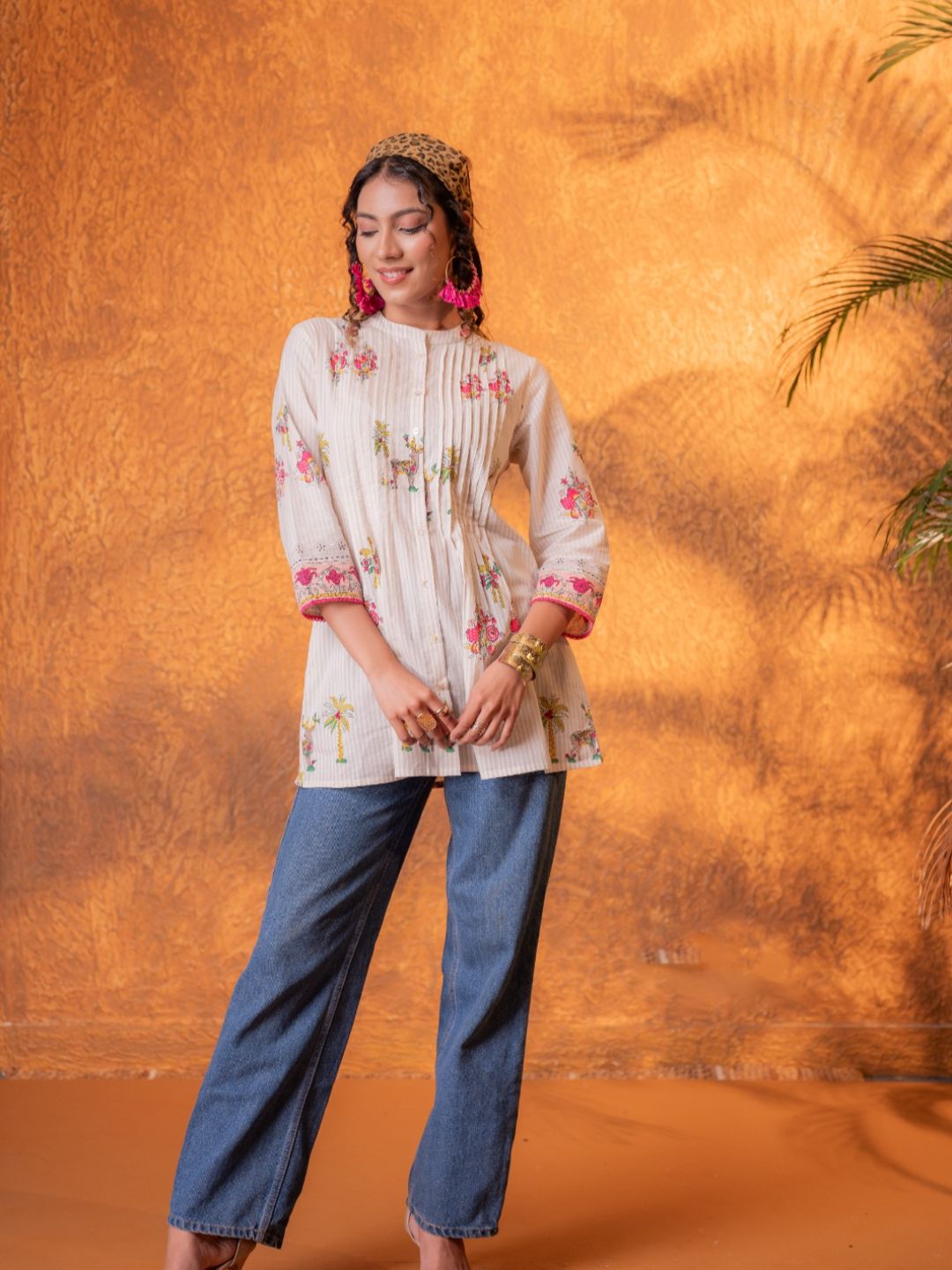 TUNICS/ Biege/A-Line - Image 2