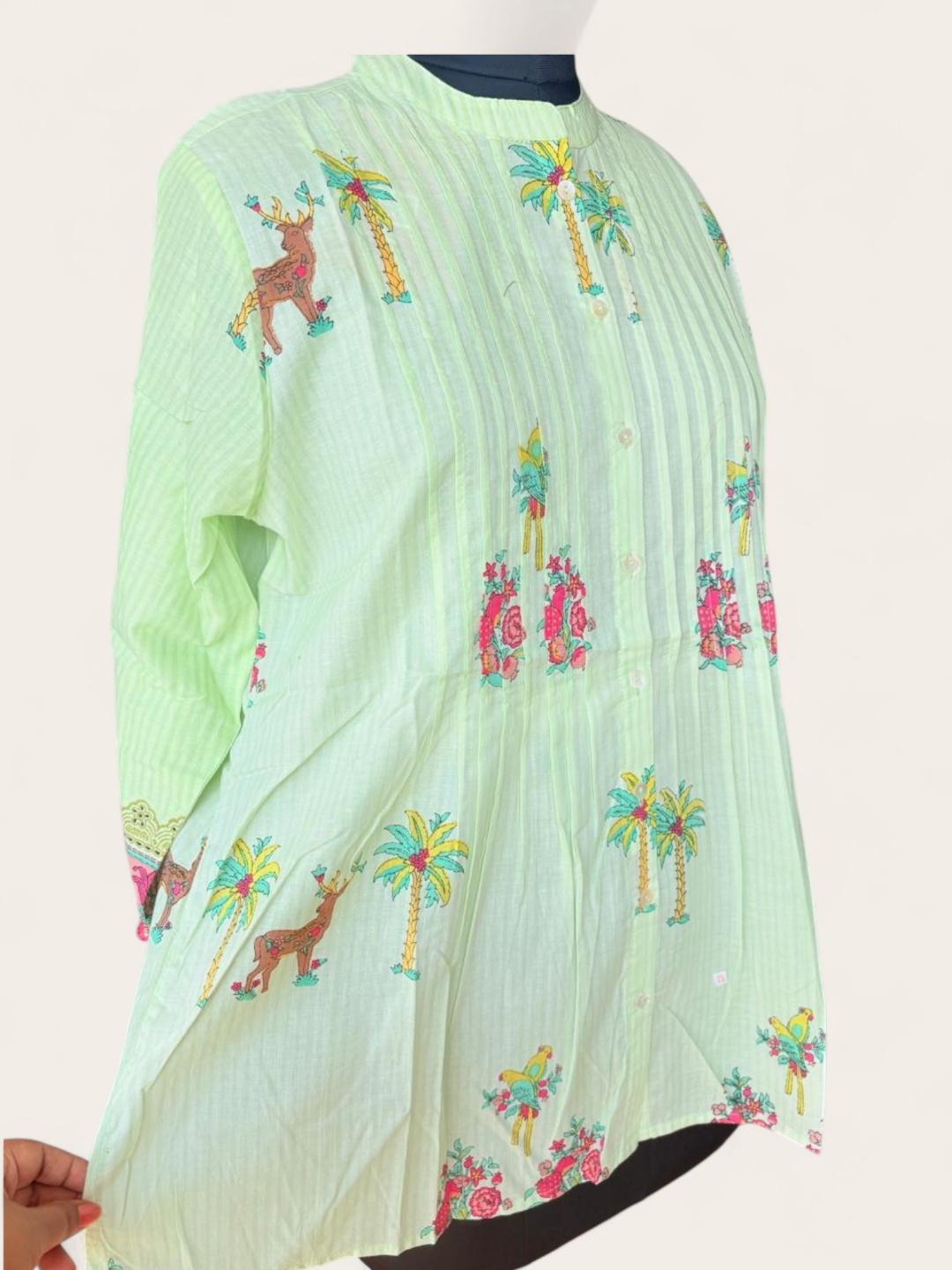 TUNICS/ Green/A-Line - Image 5