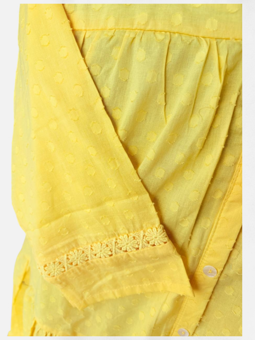 Classy Wear / Classy Frocks / Short frock-Yellow - Image 5
