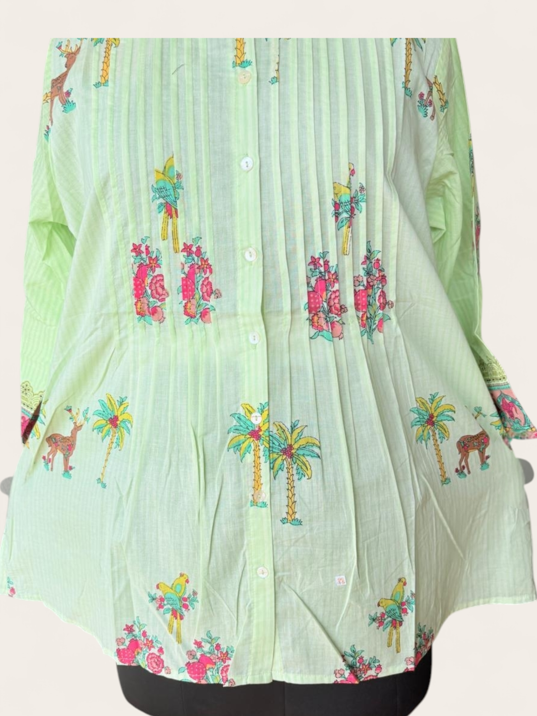 TUNICS/ Green/A-Line - Image 2