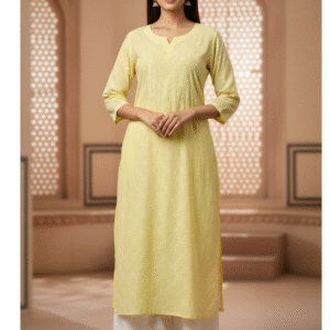 CO-ORD SET - Hand loom-/ Hakoba-Yellow