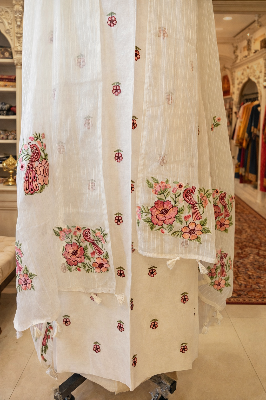 Unstiched suits - chanderi fabric - Image 3