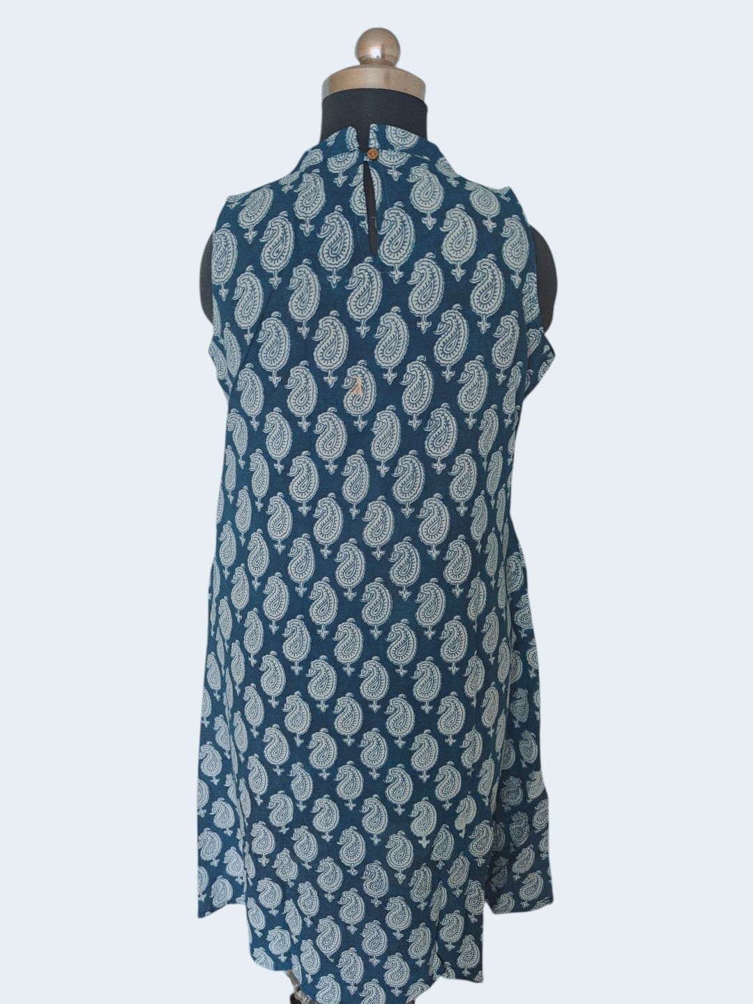 Classy Wear / Classy Kurti / Hand block - Indigo - Image 2