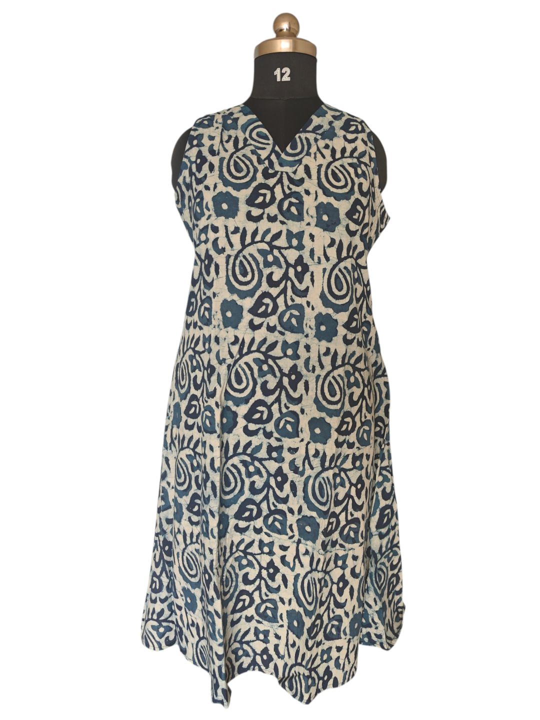 Classy Wear / Classy Kurti / Hand block -Indigo - Image 2