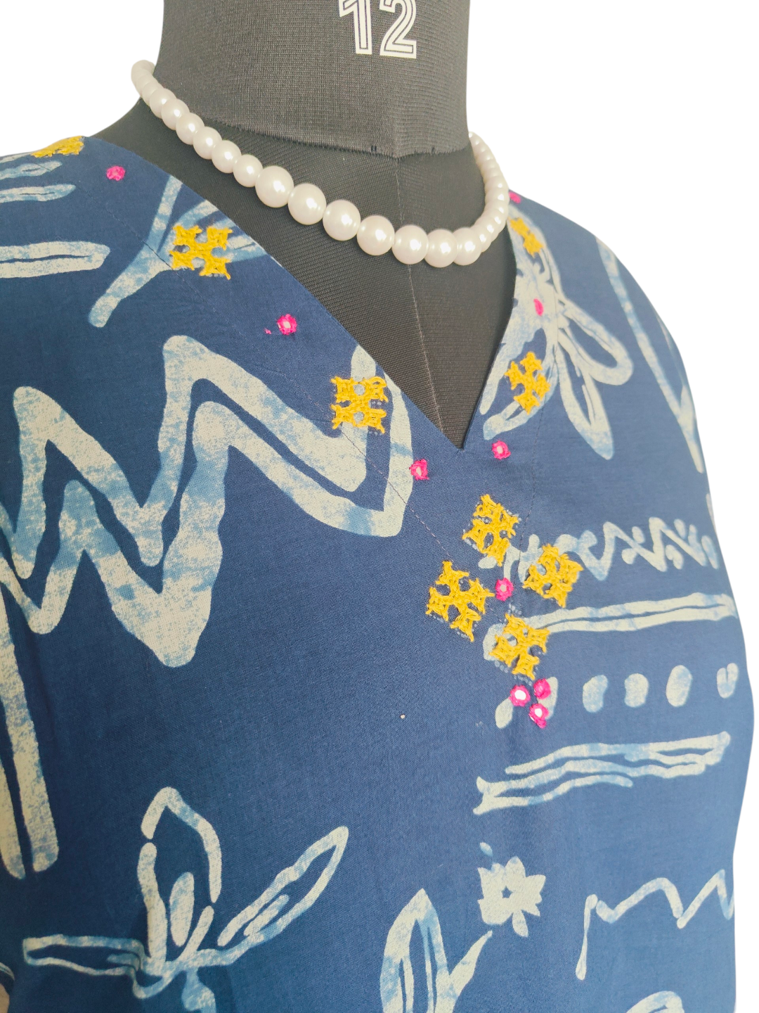 CO-ORD SET -Premium Cotton- Indigo - Image 4