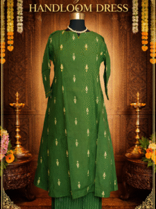 CO-ORD SET - Hand loom- Green