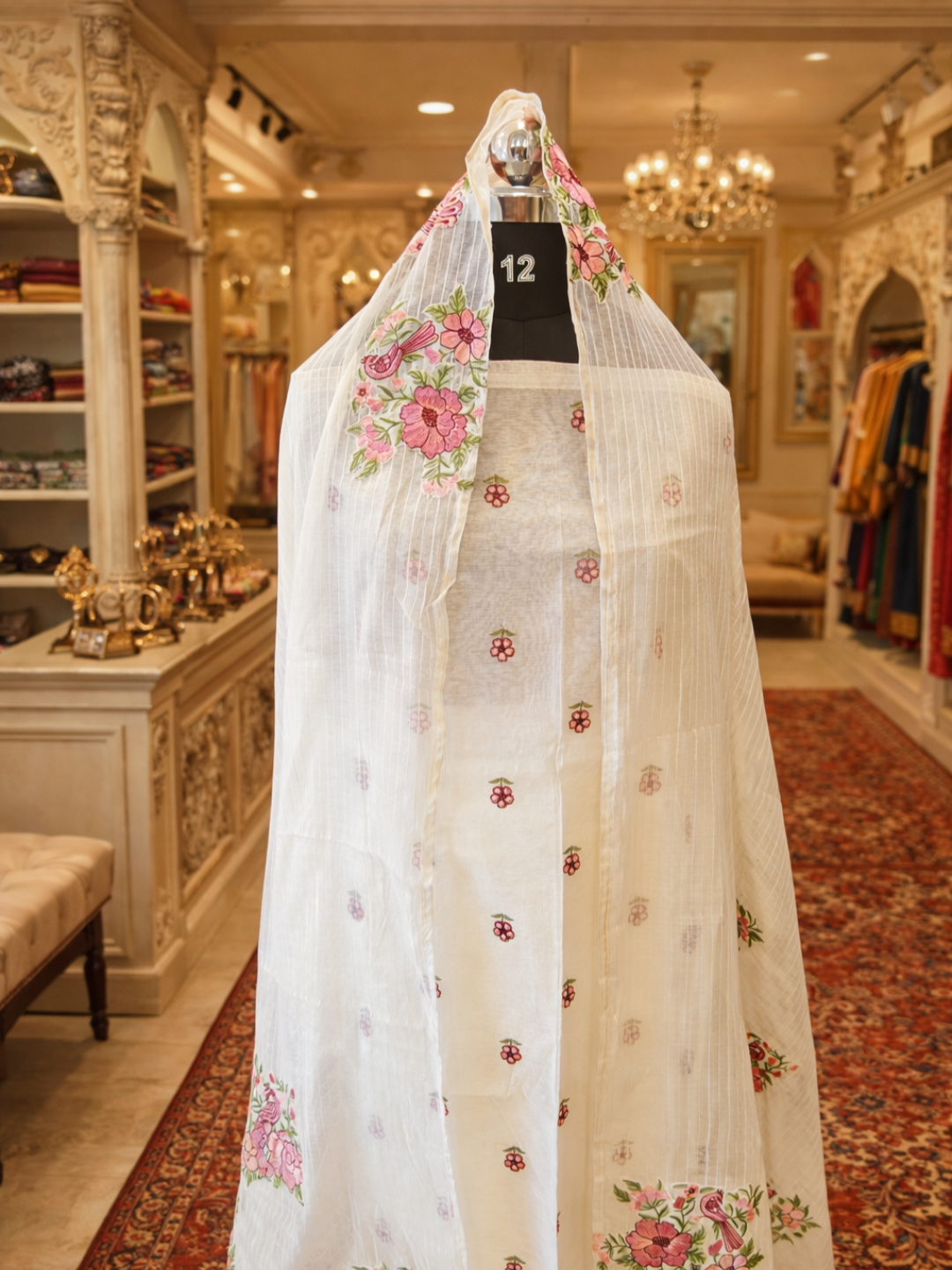 Unstiched suits - chanderi fabric