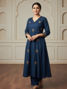 CO-ORD SET -Premium Cotton- Navy blue