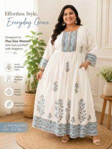Comfy Salwar / Anarkali cotton/ 3pc set  white